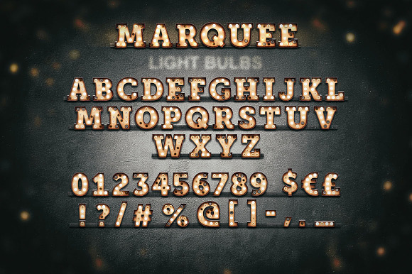 3 Light Bulbs 3D Letterings in Graphics - product preview 1