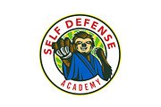 Sloth Karate Self Defense Badge