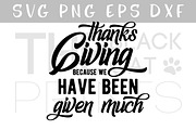 Thanksgiving SVG DXF PNG EPS