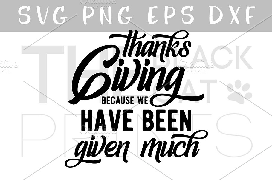 Thanksgiving SVG DXF PNG EPS in Illustrations - product preview 8