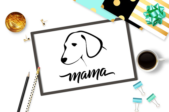 Dog mama SVG DXF PNG EPS in Illustrations - product preview 1