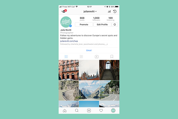 Instagram Planner for Photoshop in Instagram Templates - product preview 2