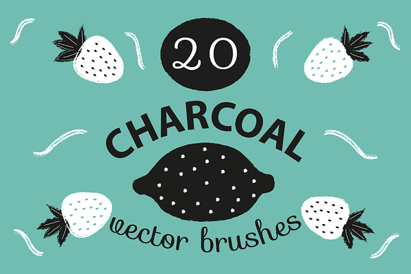 Charcoal Illustrator Brushes