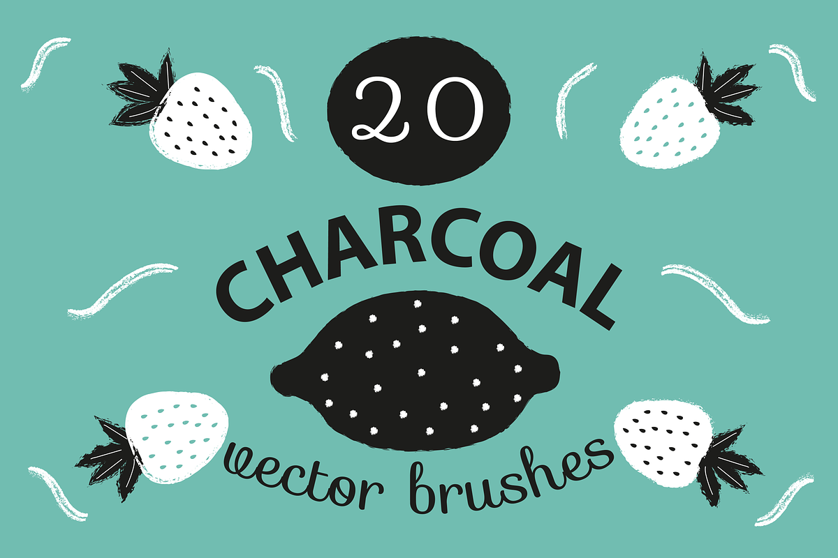 Charcoal Illustrator Brushes in Add-Ons - product preview 8