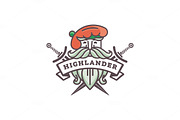 Scottish Highlander Logo