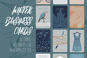 Winter Business Cards