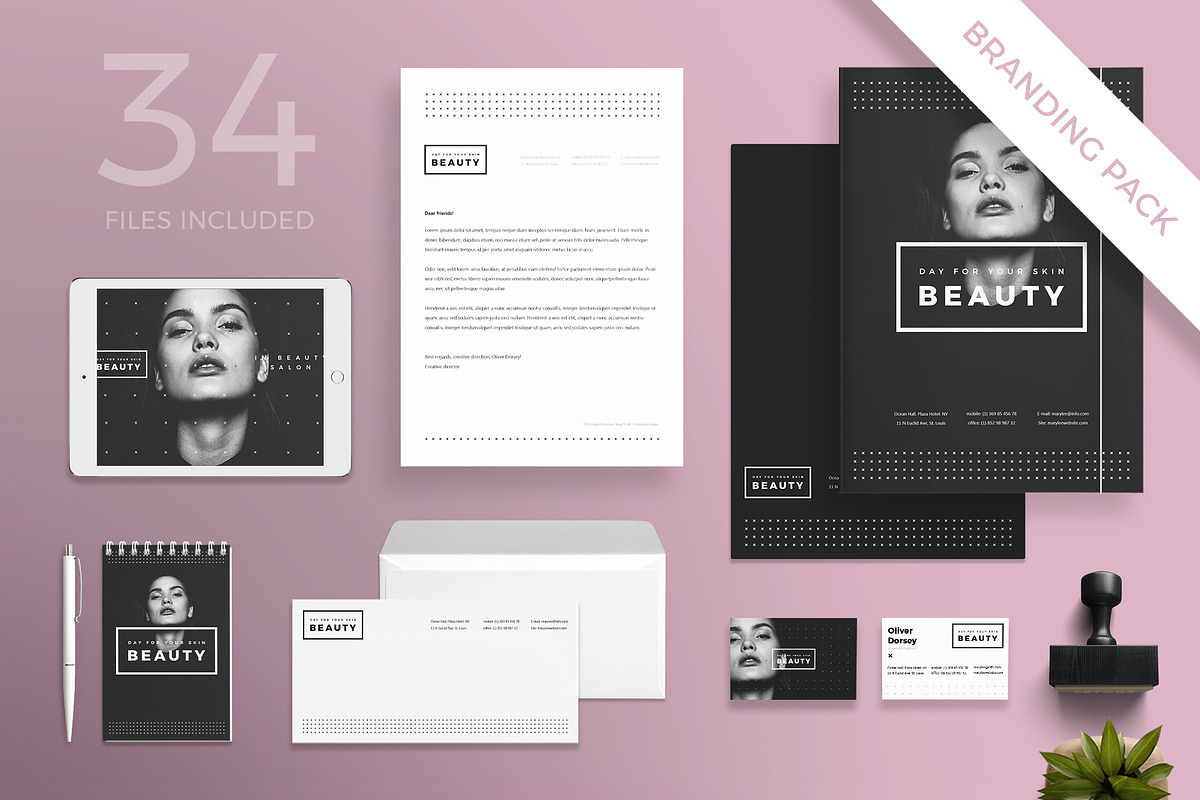 Branding Pack | Your Skin Beauty in Branding Mockups - product preview 8