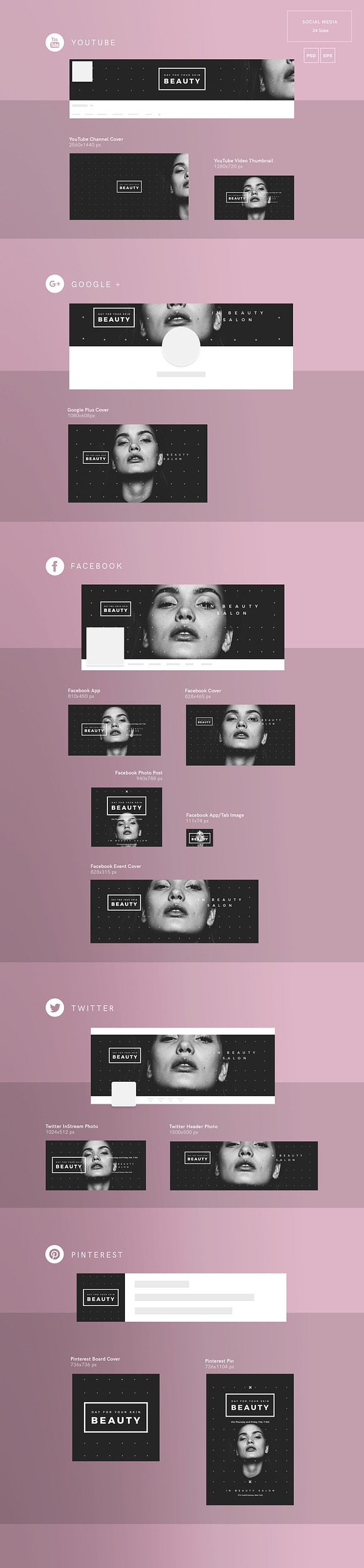 Branding Pack | Your Skin Beauty in Branding Mockups - product preview 7