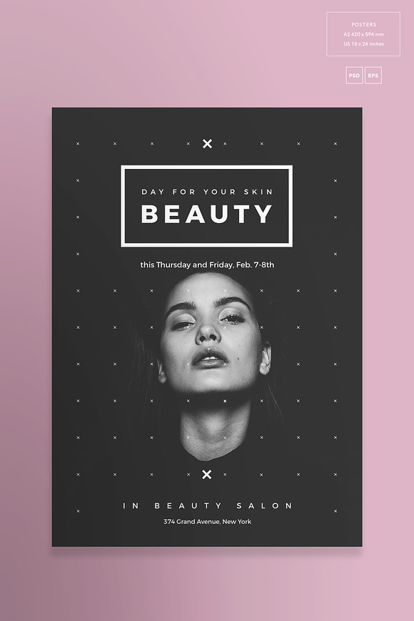 Posters | Your Skin Beauty in Flyer Templates - product preview 1