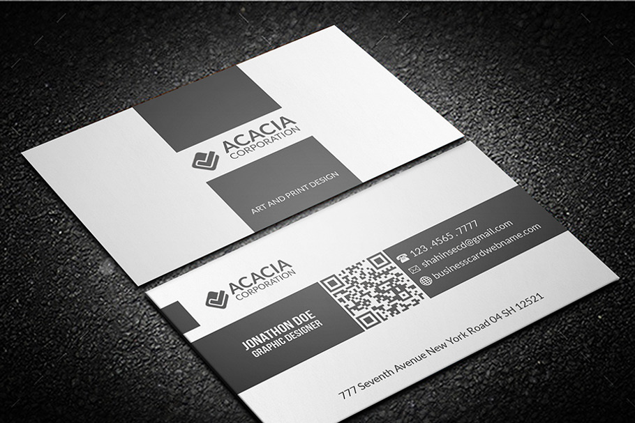 Multitype Business Card in Business Card Templates - product preview 8
