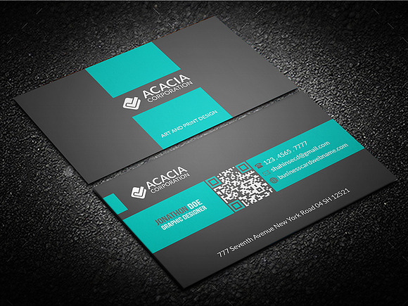 Multitype Business Card in Business Card Templates - product preview 2