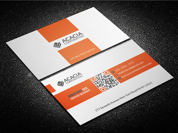 Multitype Business Card in Business Card Templates - product preview 3