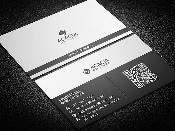 Verhor Business Card in Business Card Templates - product preview 2