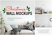 Christmas Wall Mockups