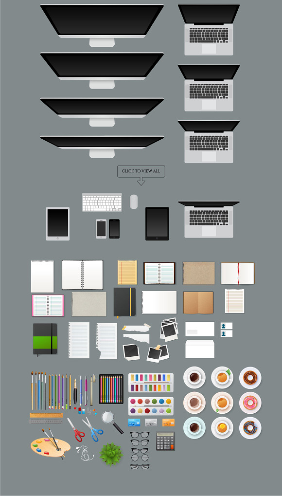 Vector Workplace in Illustrations - product preview 3