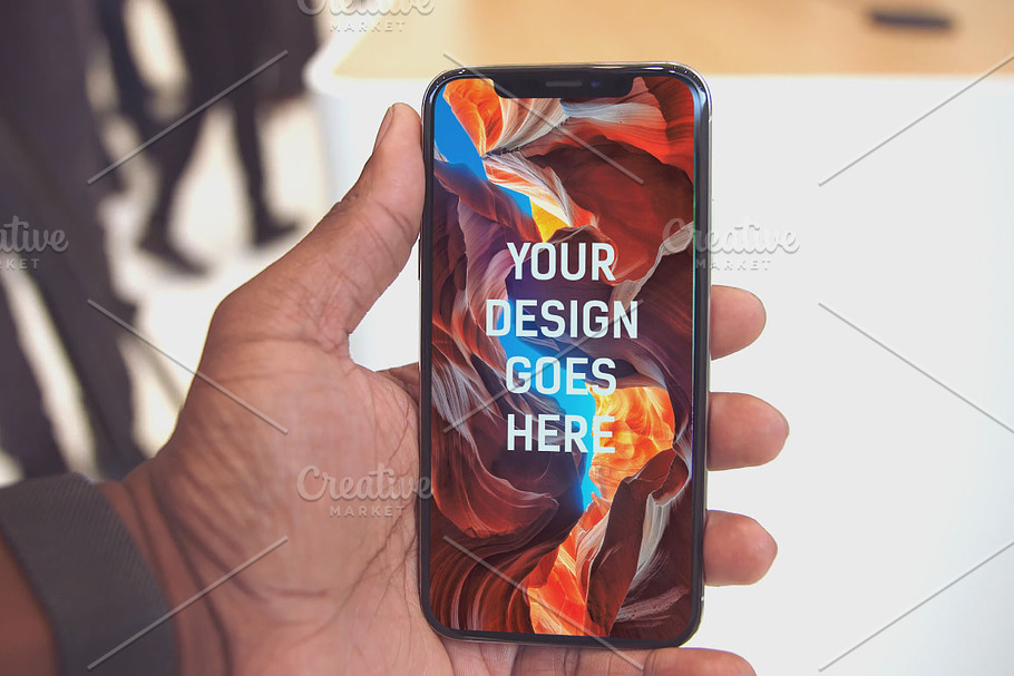 iPhone X Display Mock-up #6 in Mobile & Web Mockups - product preview 8