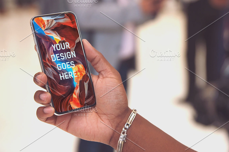 iPhone X Display Mock-up #8 in Mobile & Web Mockups - product preview 8