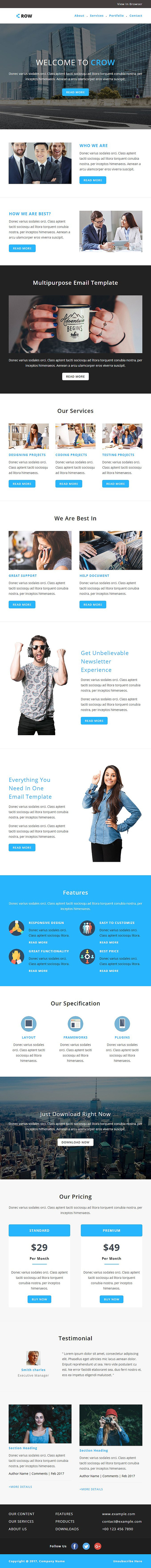 7 Email Templates Bundle-2 in Mailchimp Templates - product preview 4