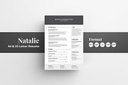 Resume/CV Template - Natalie