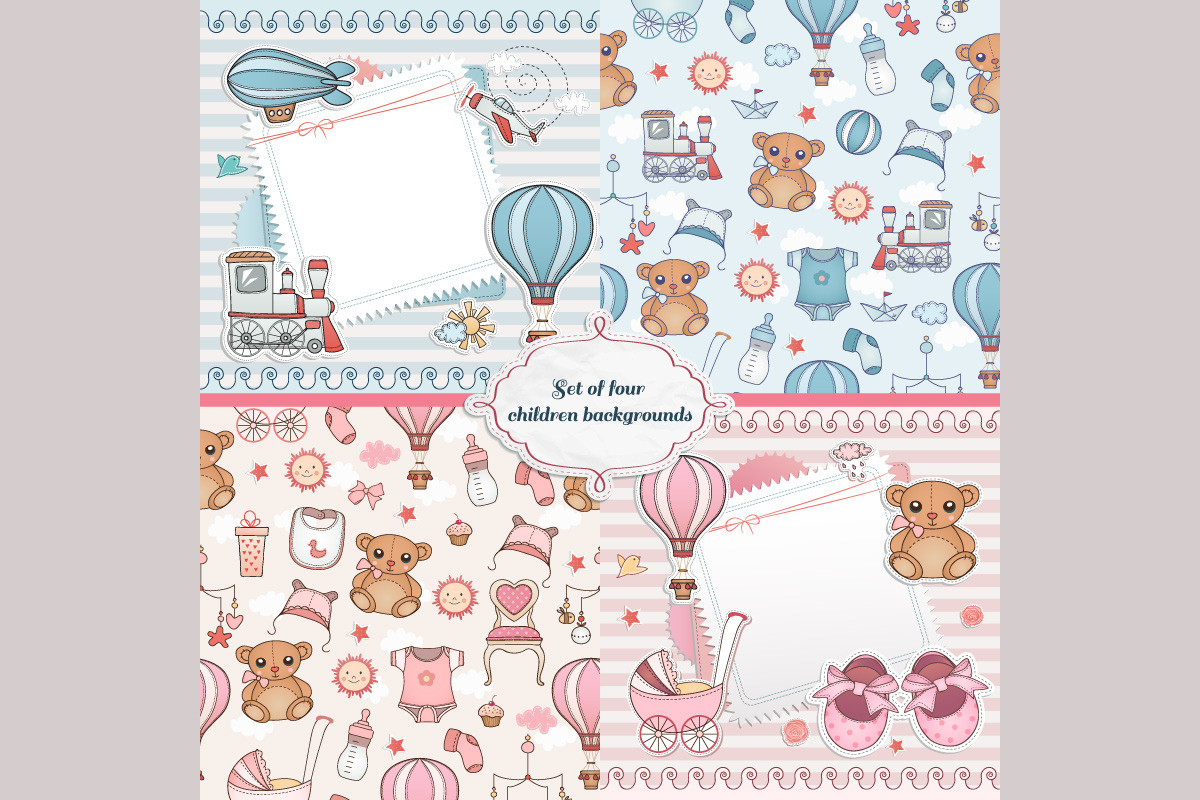 Set of baby cards. in Illustrations - product preview 8
