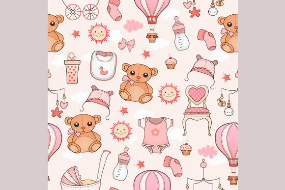 Set of baby cards. in Illustrations - product preview 1
