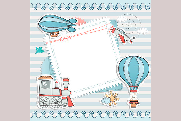 Set of baby cards. in Illustrations - product preview 2