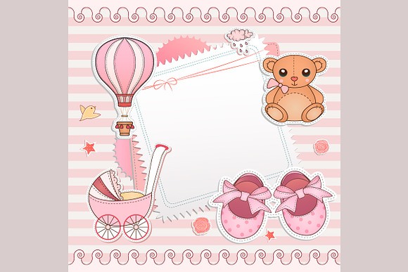 Set of baby cards. in Illustrations - product preview 4