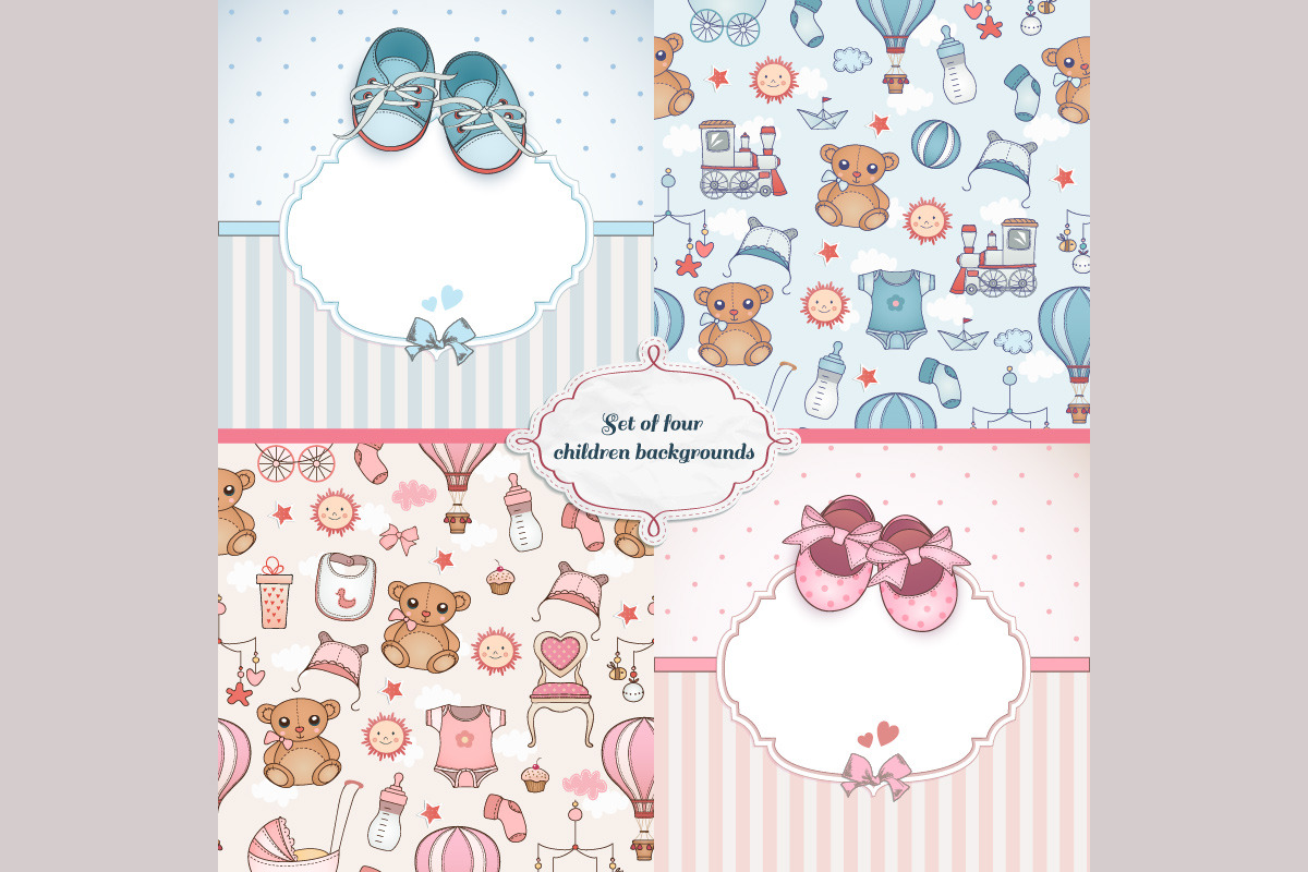 Set of baby cards. in Illustrations - product preview 8