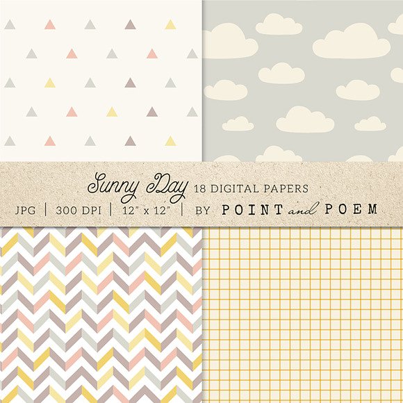 Patterns Digital Paper Pack in Patterns - product preview 1