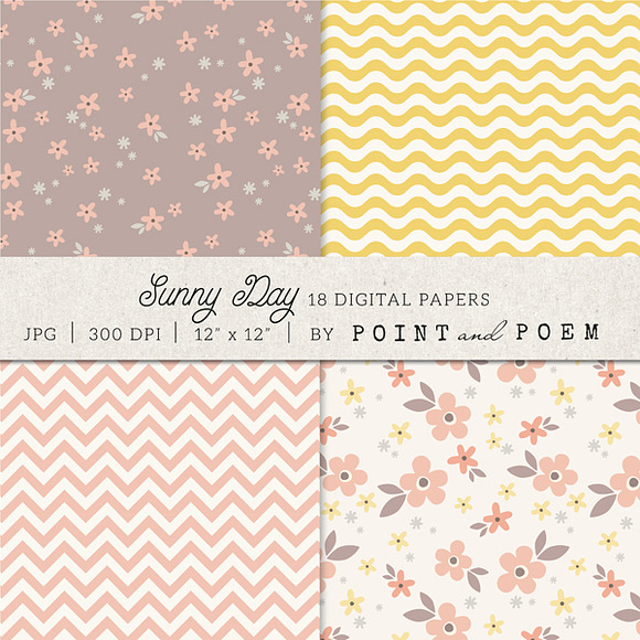 Patterns Digital Paper Pack in Patterns - product preview 2