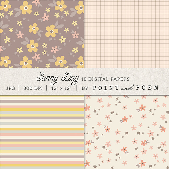 Patterns Digital Paper Pack in Patterns - product preview 3