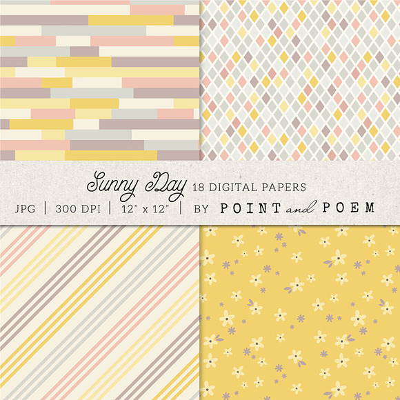 Patterns Digital Paper Pack in Patterns - product preview 4