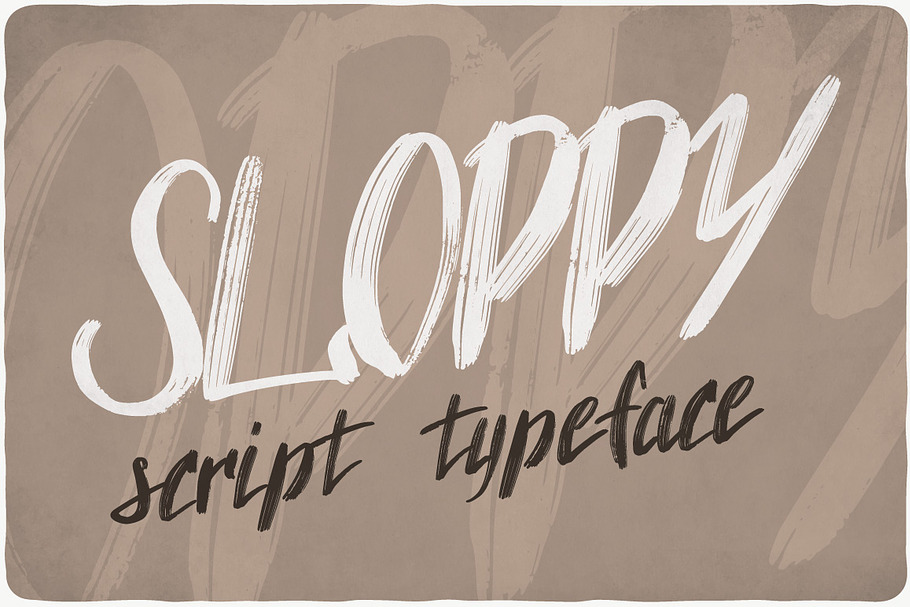 Sloppy Handcrafted Font in Script Fonts - product preview 8