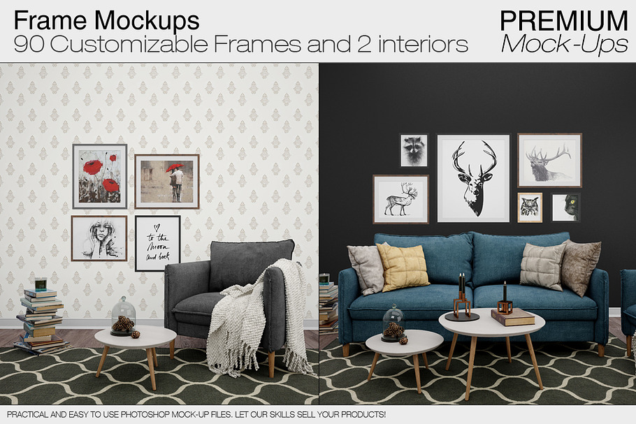 Frame Mockup in Print Mockups - product preview 8