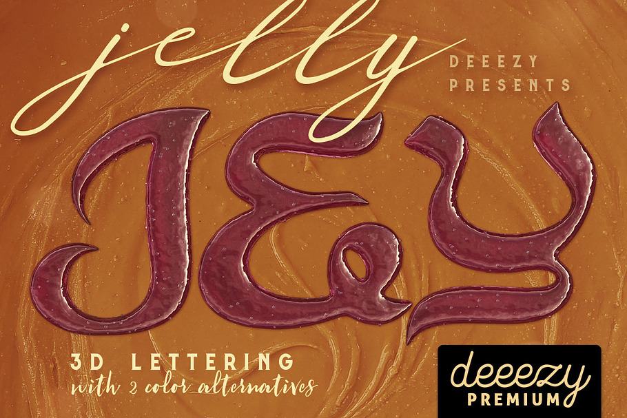 Jelly - 3D Lettering