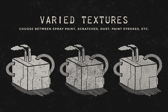 Procreate grunge texture brushes in Photoshop Brushes - product preview 1