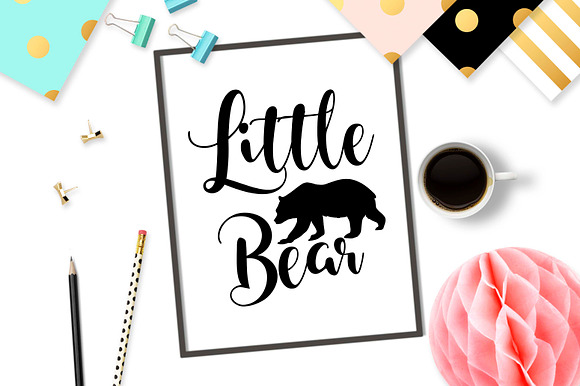 Little bear SVG DXF PNG EPS in Illustrations - product preview 1