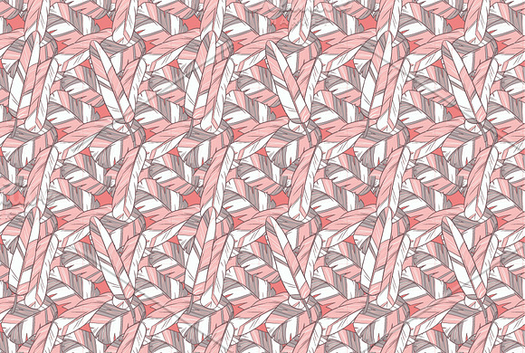 Seamless patterns with feathers in Textures - product preview 3