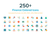 250+ Finance Colored Icons