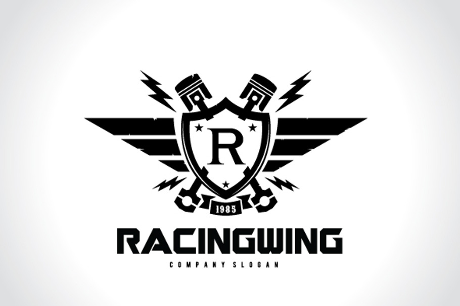 Racing Wing in Logo Templates - product preview 8