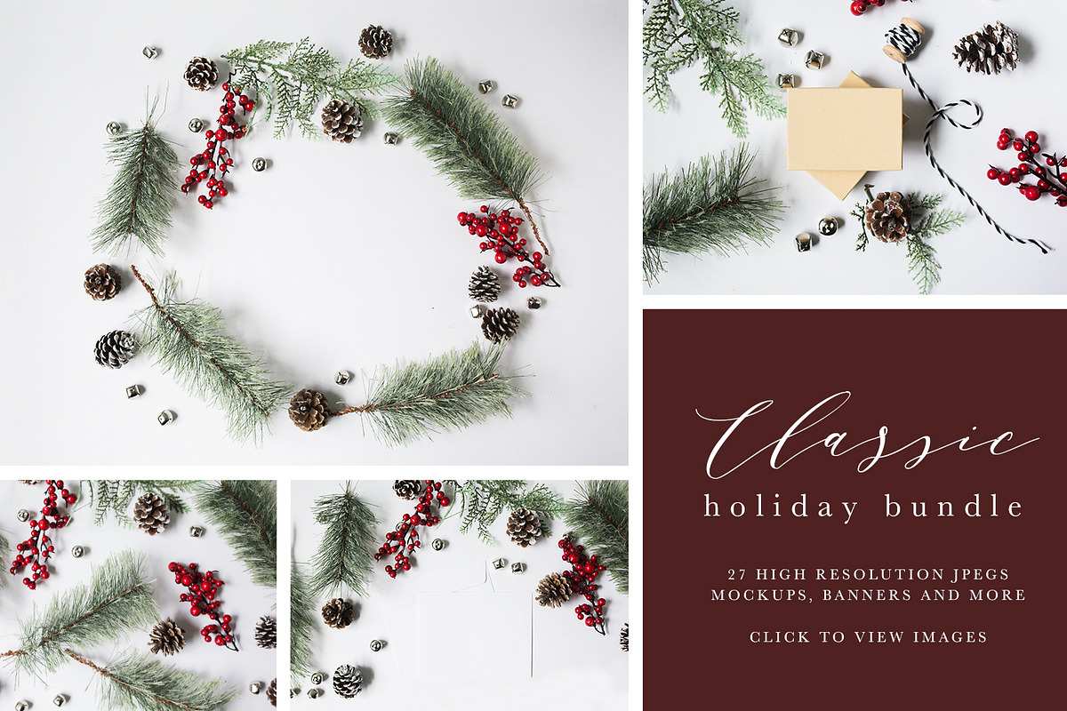 Holiday, Winter & Christmas Photos in Product Mockups - product preview 8