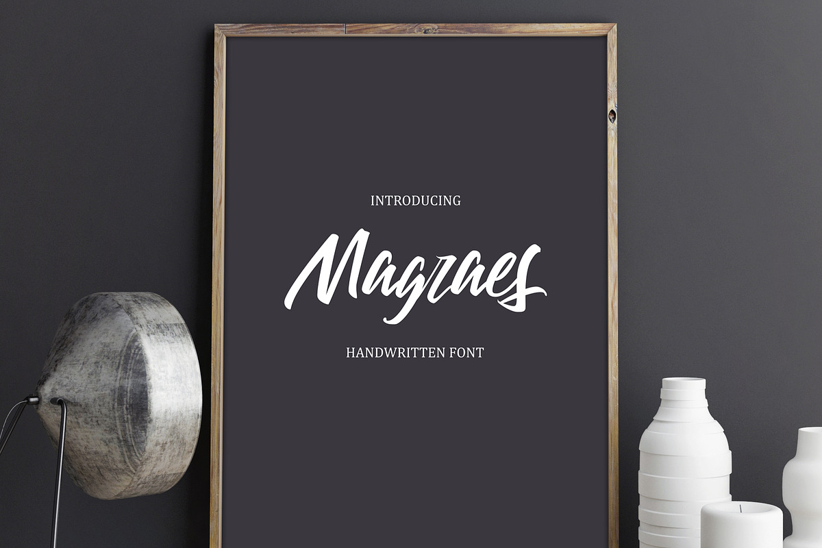 Magraes Casual Font in Script Fonts - product preview 8