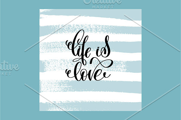 25 LOVE LIFE QUOTES in Card Templates - product preview 5
