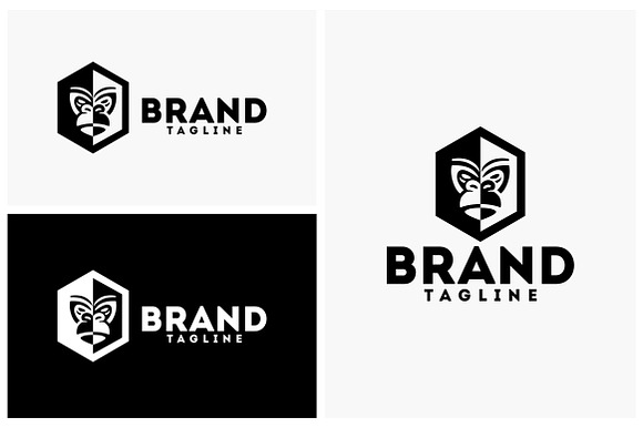 Gorilla Logo Template in Logo Templates - product preview 1