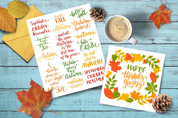 Autumn leaves in Illustrations - product preview 7