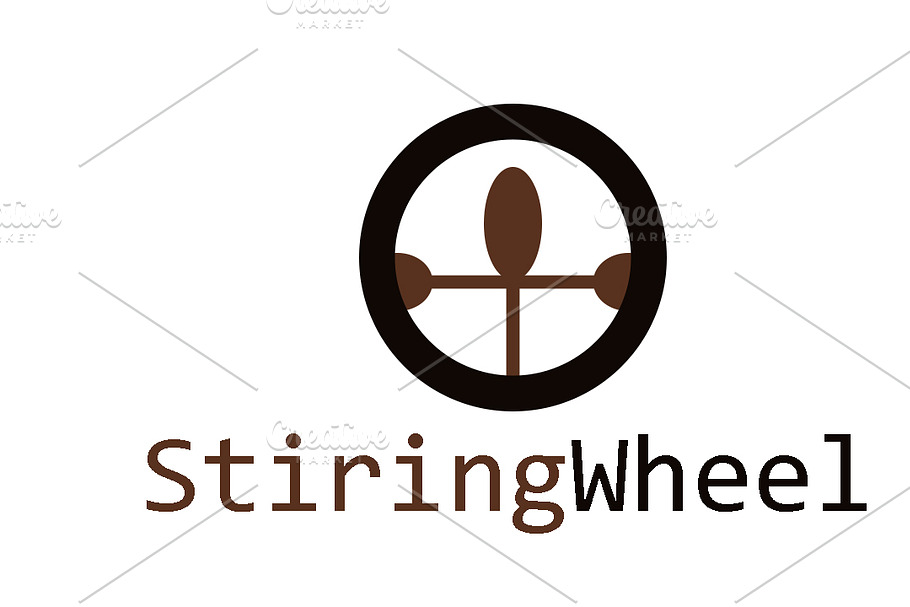 Stiring Wheel Logo Template in Logo Templates - product preview 8