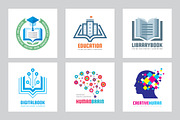 Education - Vector Logo Set 