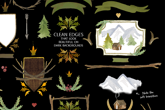 The Mountain Lodge Collection in Illustrations - product preview 7