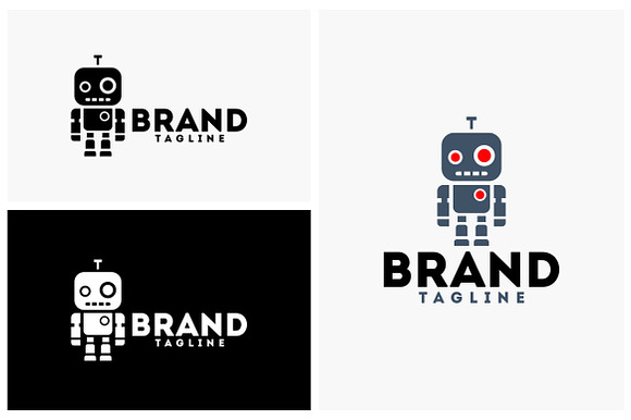Robot Logo Template in Logo Templates - product preview 1