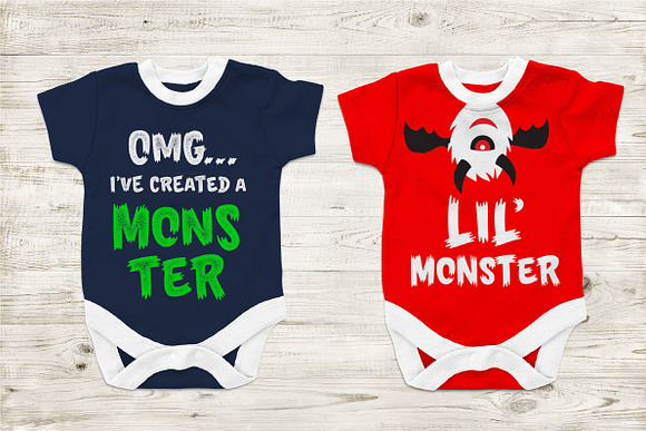 Monster Party Font in Scary Fonts - product preview 6